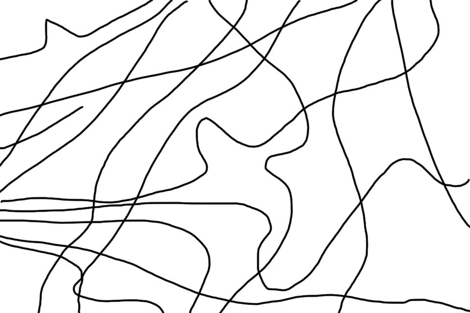 Image of other plastics: A schematic representation of the grid structure of thermoset plastic