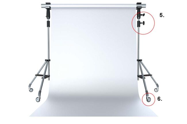 Professional screen for photo and film shooting