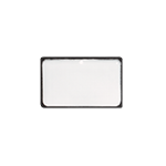 Das Bild zeigt eine rechteckige Gleitoberfläche aus hellem PE.